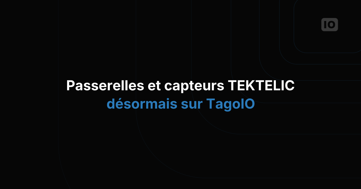 Annonce du partenariat avec TEKTELIC