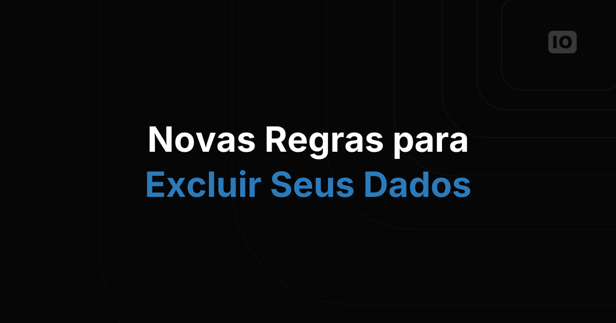 Mudança no método de exclusão de dados