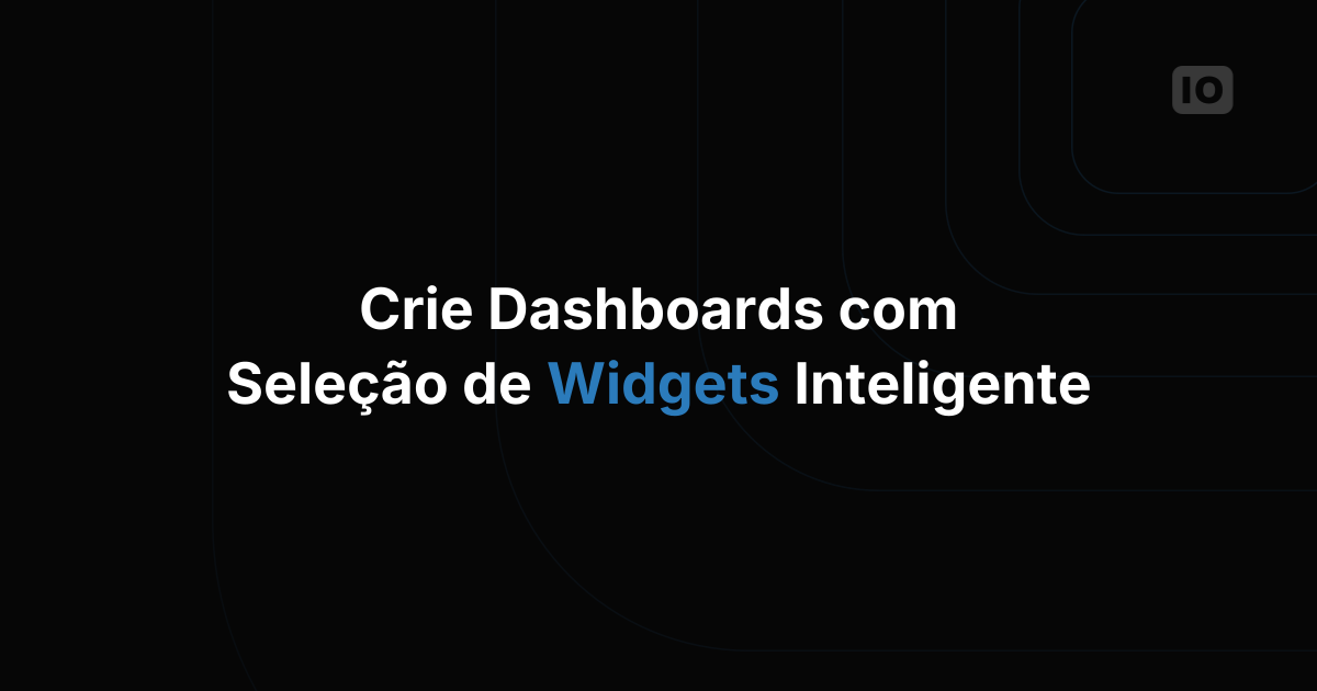 Em breve: novo recurso de configuração de widgets