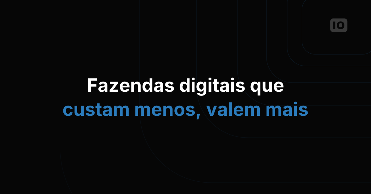 AgrusData alcança alto ROI rodando na TagoIO