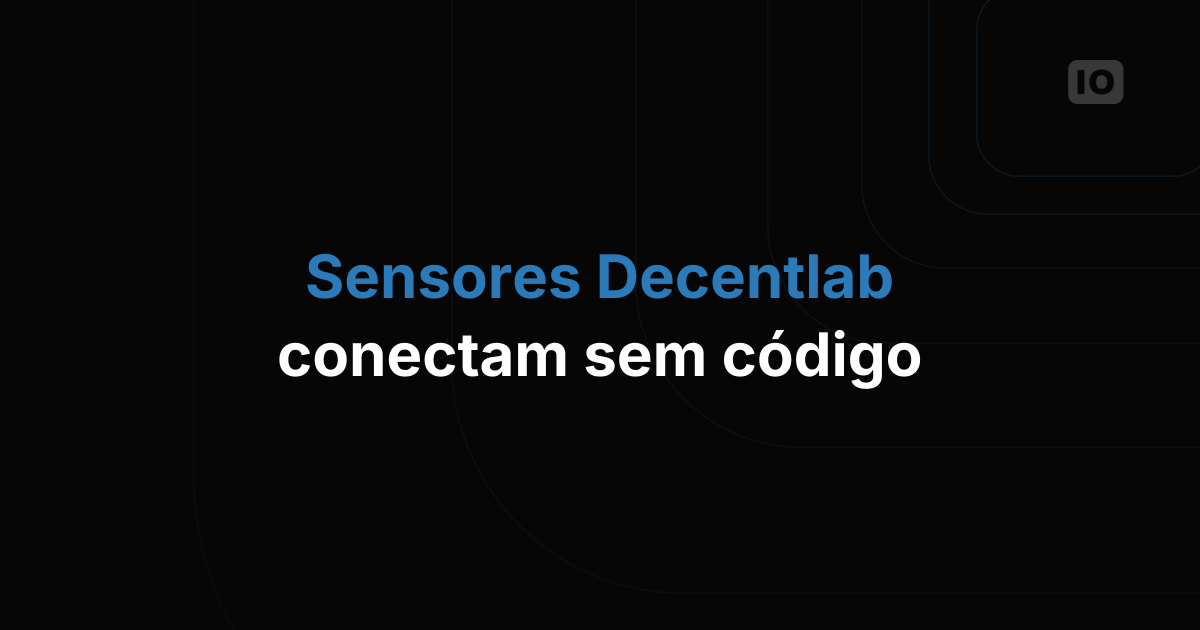 Sensores integrados: sensores ambientais da Decentlab