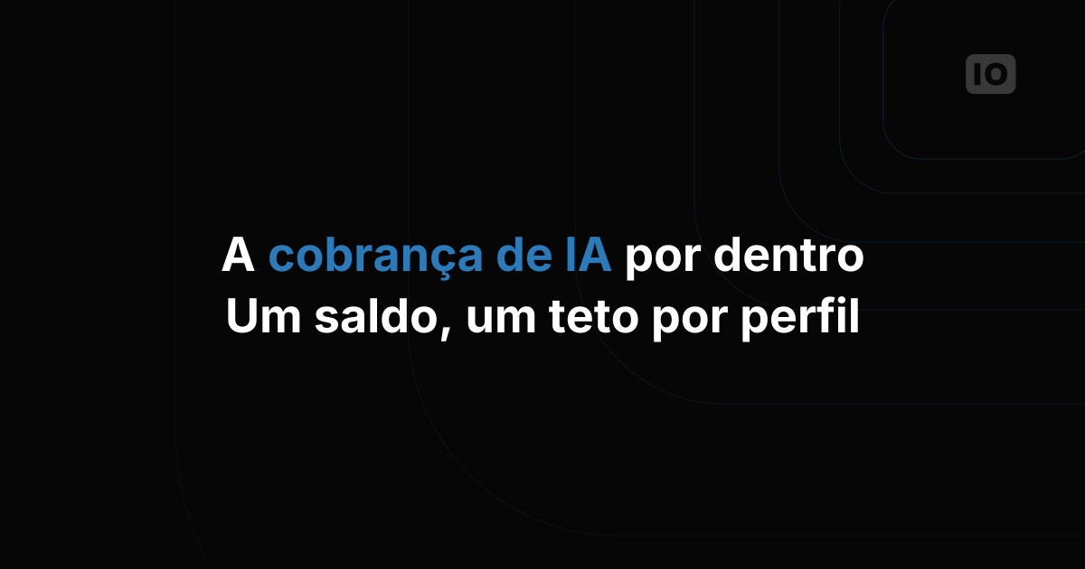 Como funciona a cobrança de IA na TagoIO: AI Credits e AI Wallet