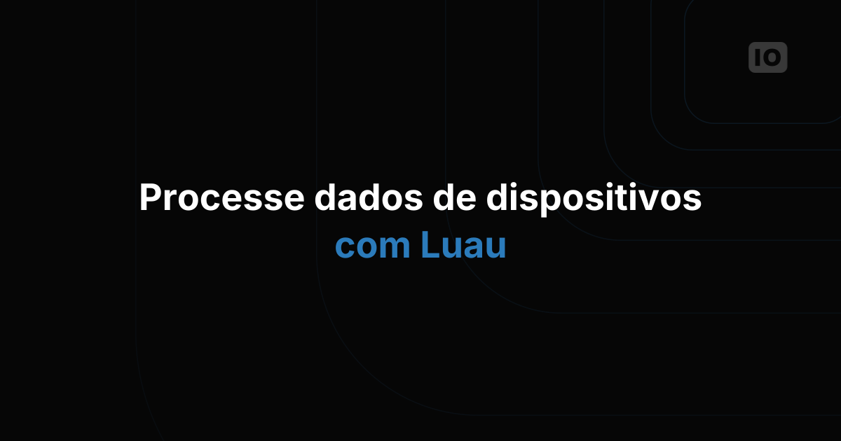 Luau agora disponível para Analysis