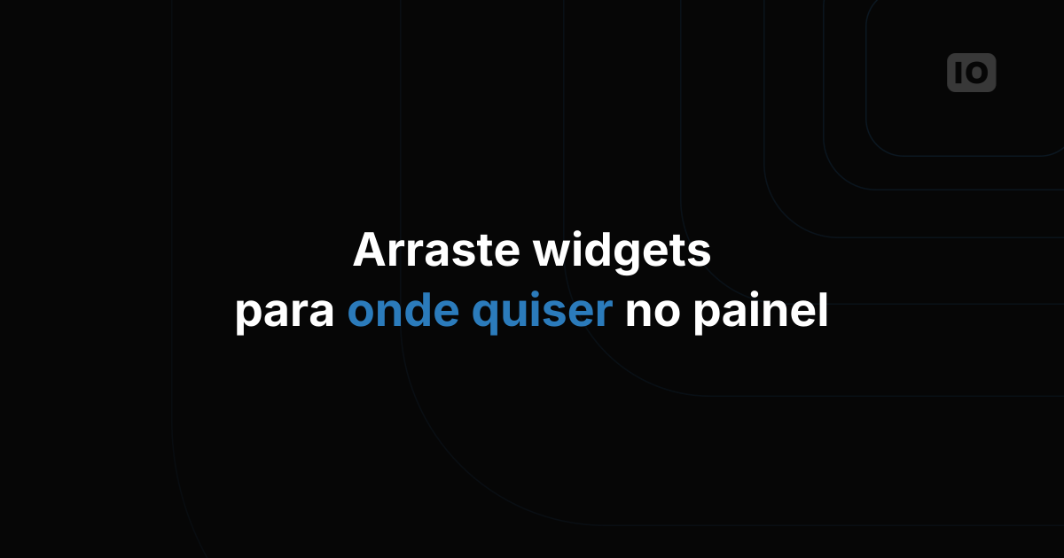 Novo método para reorganizar widgets