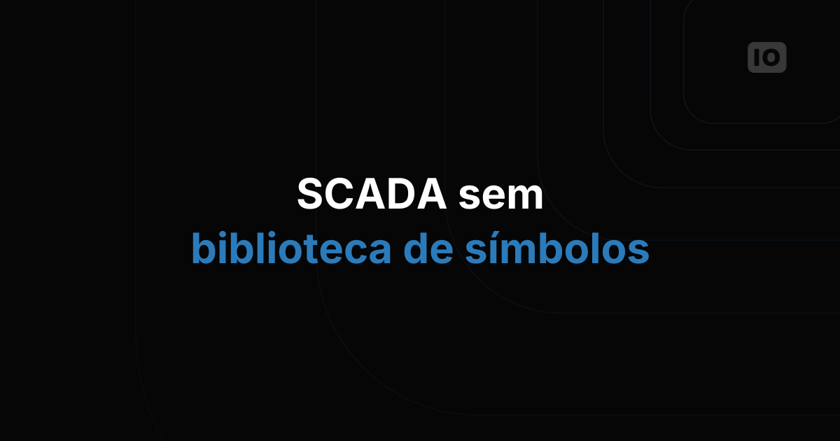 SCADA sem biblioteca de símbolos