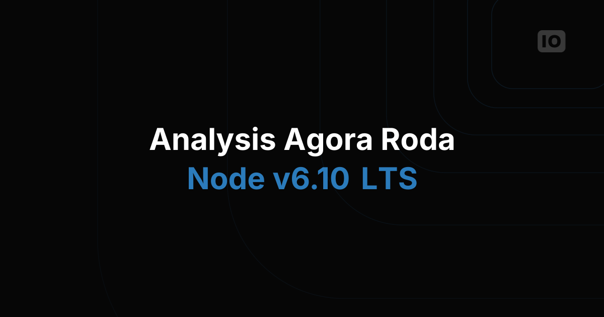 O Tago Analysis agora roda em Node v6.10 LTS!